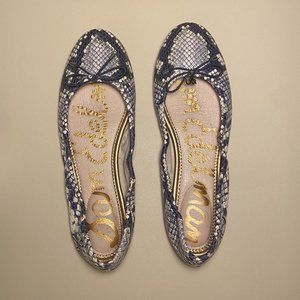 Sam Edelman Snake Print Ballet Flats